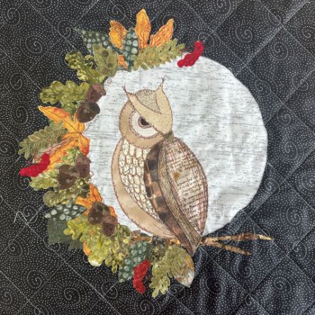 Picture of Owl in Acorn Wreath 7th June 2023 Cardiff 