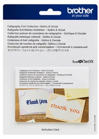 Picture of ScanNCut Calligraphy Font Collection (CADXCLGFP01)