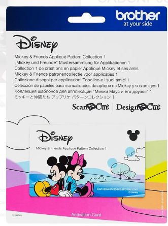 Picture of ScanNCut Disney Mickey and Friends Applique design collection CADSNP03