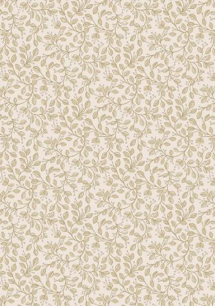 Picture of Lewis & Irene -A651.1 Leaves on dark cream