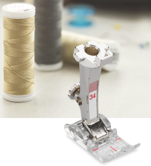 Picture of Bernina Reverse Pattern Foot with Clear Sole # 34
