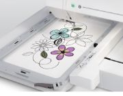Embroidery stitched out on Janome 550 embroidery only machine