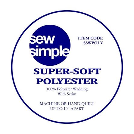 Picture of Super Soft 100% Polyester (15m, Whole Roll) - Sew Simple Wadding