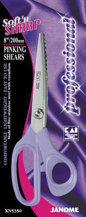 Picture of Janome 8 Inch Soft n-sharp Professional Pinking Shear XN5350