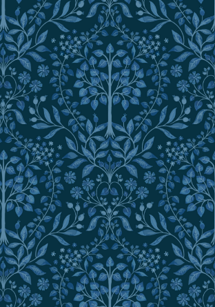 Picture of Lewis & Irene Brensham trees on dark blue  A748 C#3