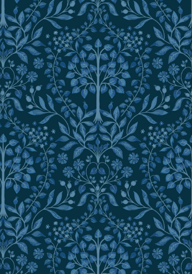 Picture of Lewis & Irene Brensham trees on dark blue  A748 C#3