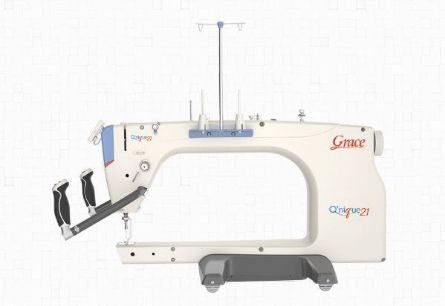 Picture of Q'nique 21 Quilter Machine  with QCT Software Display model