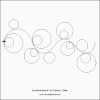 Double Bubble #1 Pantograph (E2E) (Paper) by Patricia E. Ritter for Urban Elementz - Single row interlocking circle design for machine quilting.