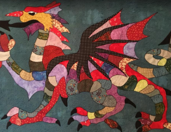 Picture of Dragon Wall hanging with Trease Lane 18th September 2025 Full