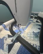 Picture of Grace Q’nique 16X with Q-Zone hoop frame and lots of extras, this machine and frame was on demonstration in our Cardiff store (as new condition)