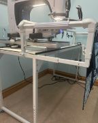 Picture of Grace Q’nique 16X with Q-Zone hoop frame and lots of extras, this machine and frame was on demonstration in our Cardiff store (as new condition)