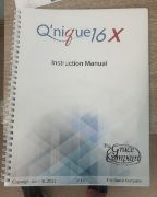 Picture of Grace Q’nique 16X with Q-Zone hoop frame and lots of extras, this machine and frame was on demonstration in our Cardiff store (as new condition)