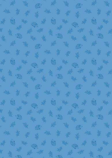 Little hedgehog on country blue - A914C