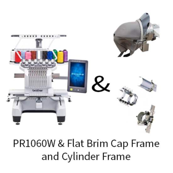 Picture of Brother PR1060W & Cap Frame PRCF5 & Cylinder Frame