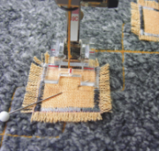 Bernina embroidery foot with clear sole