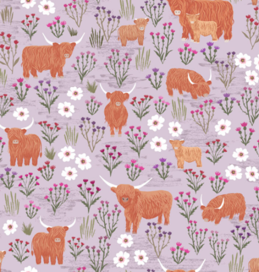 Picture of Lewis & Irene Summer Meadow - Highland On Cream - A987A