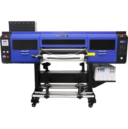 Picture of 3D Silicone Effect for garments UV DTF Printer 60 cm 3 x i3200 Epson Heads with automatic cutter