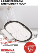 Picture of Bernina Large Free Arm Embroidery Hoop 106 681 7000
