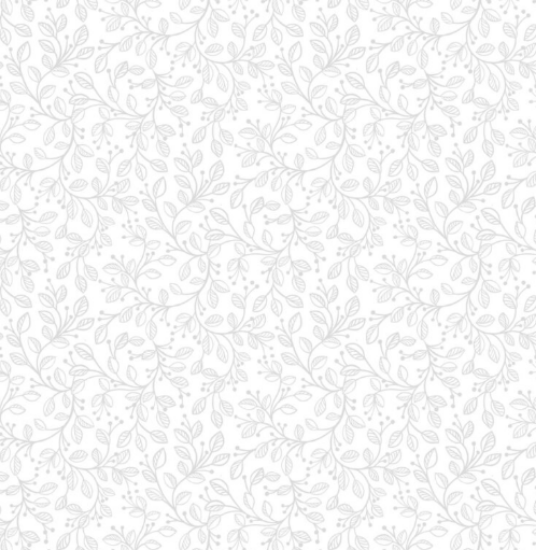 Picture of Lewis & Irene -Tiny Tonals White on white forest vines TT32A