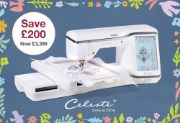 Picture of Brother Celeste CX1e Embroidery Only Machine *Special Offer* Save £200!