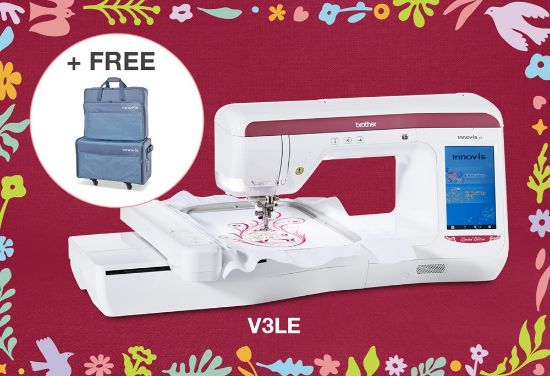 Picture of Brother Innovis V3 LE Embroidery Machine*Special Offer* Free Trolley Case