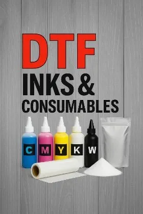 Picture for category DTF Ink & PET Film Rolls – Premium DTF Consumables UK