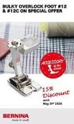 Picture of Bernina Foot 12V Bulky Overlock Foot 0084577400