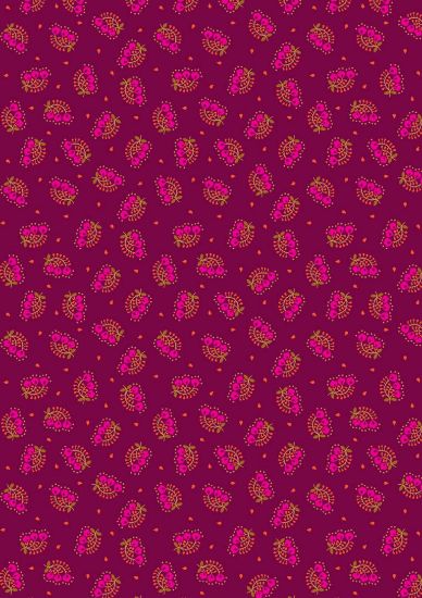 Picture of Lewis & Irene - Sambramha Mini Stems on Dark Wine by John Scott A978B