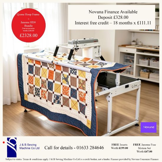 Grace Q-zone hoop frame Janome HD9