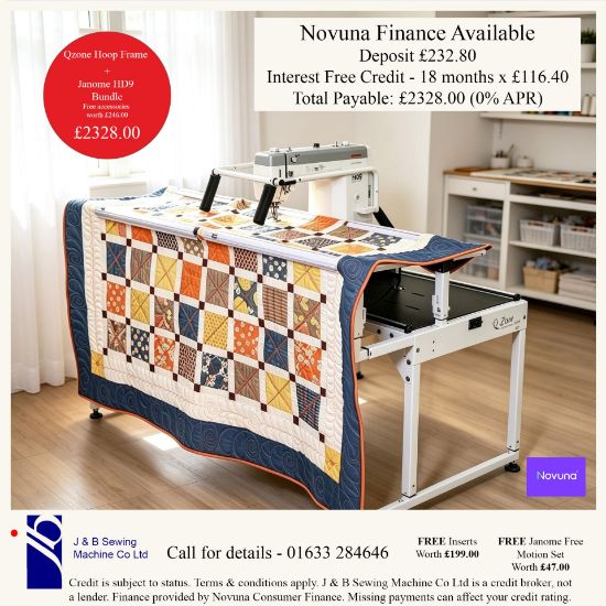Grace Q-zone hoop frame Janome HD9