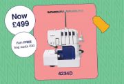Brother 4234D overlocker with free bag