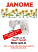 Janome j3-20 offer
