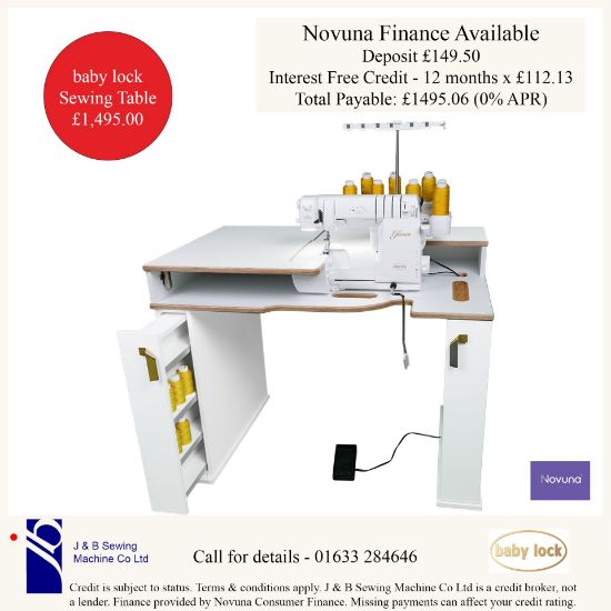 Babylock sewing table finance