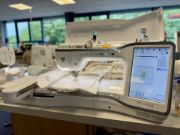 Brother XJ2 display sewing and embroidery machine