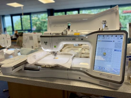 Brother XJ2 display sewing and embroidery machine