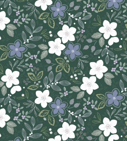 Winters Promise - forest green