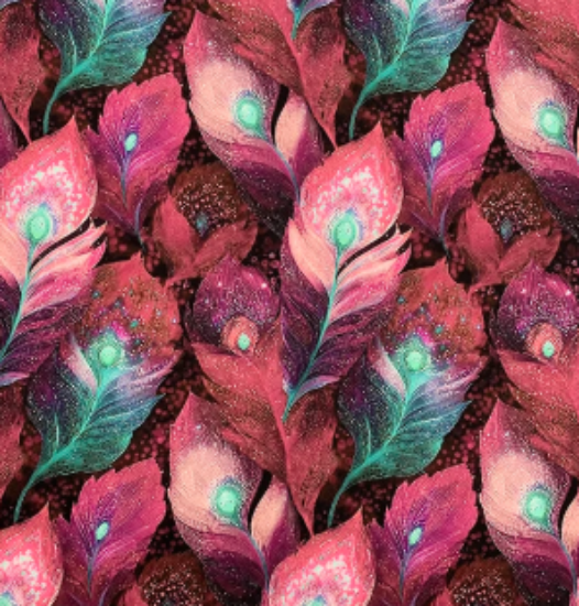 Picture of 100% Viscose Satin digital print - JLV0342 - Pink