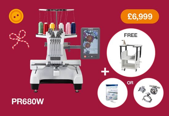 Picture of Brother PR680W Entrepreneur - FREE STAND + PE DESIGN 11 OR CAP FRAME