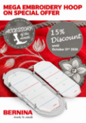 bernina accessory october mega embroidery hoop